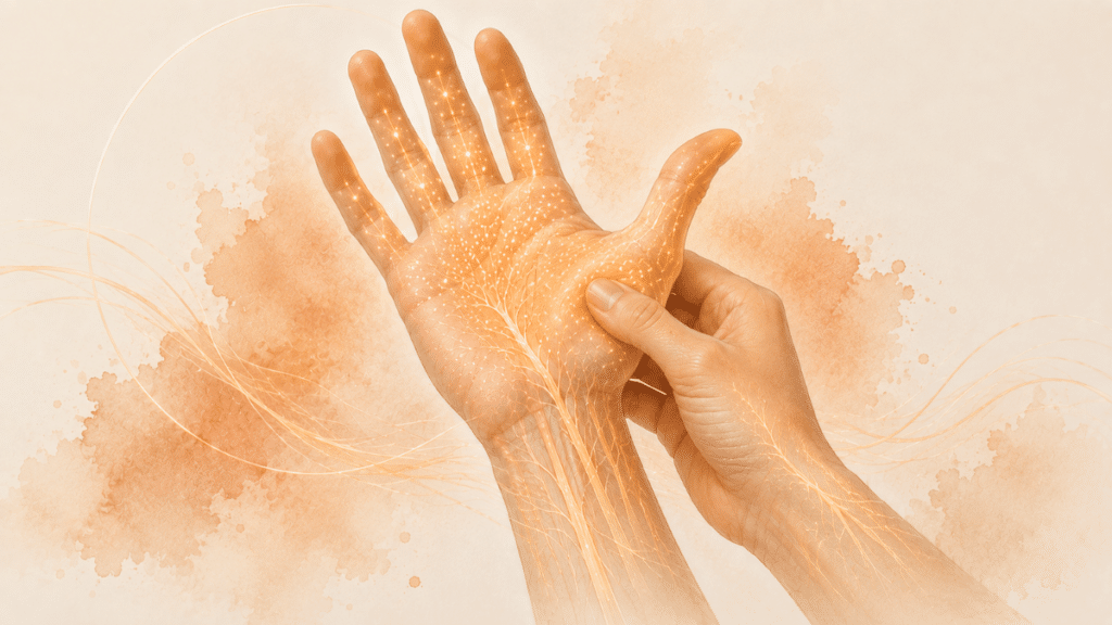 Pins and Needles in Your Hands Actually Feel Like infographic