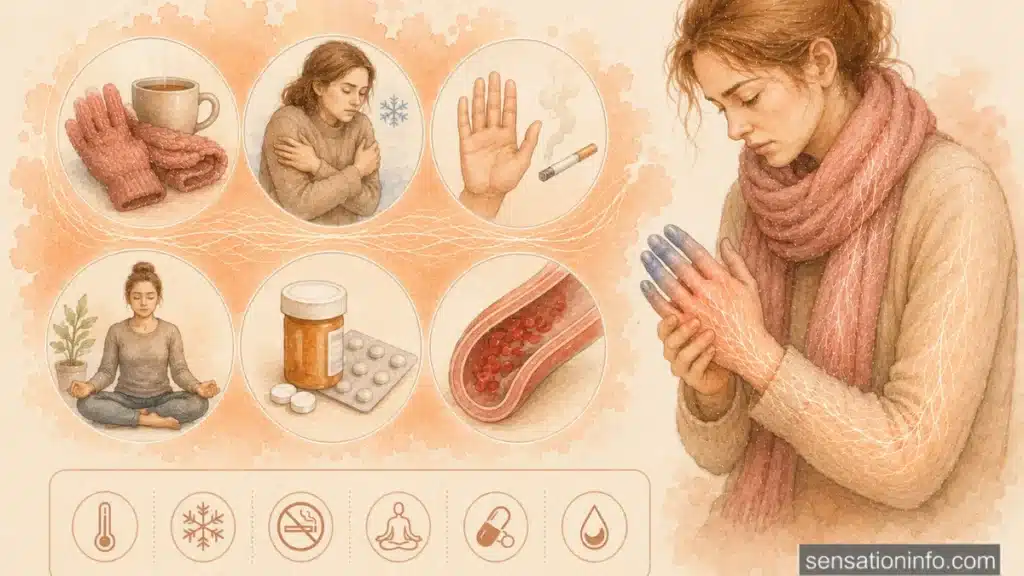 How Is Raynaud's Syndrome Treated infographic