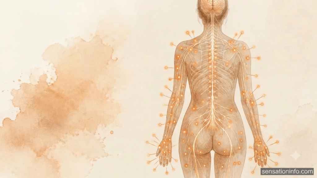 Prickling, tingling, or static feeling across your skin Infographic