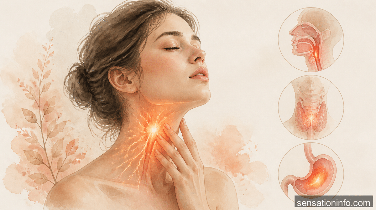 Burning Sensation in Throat: Causes and When to Get Help — featured illustration