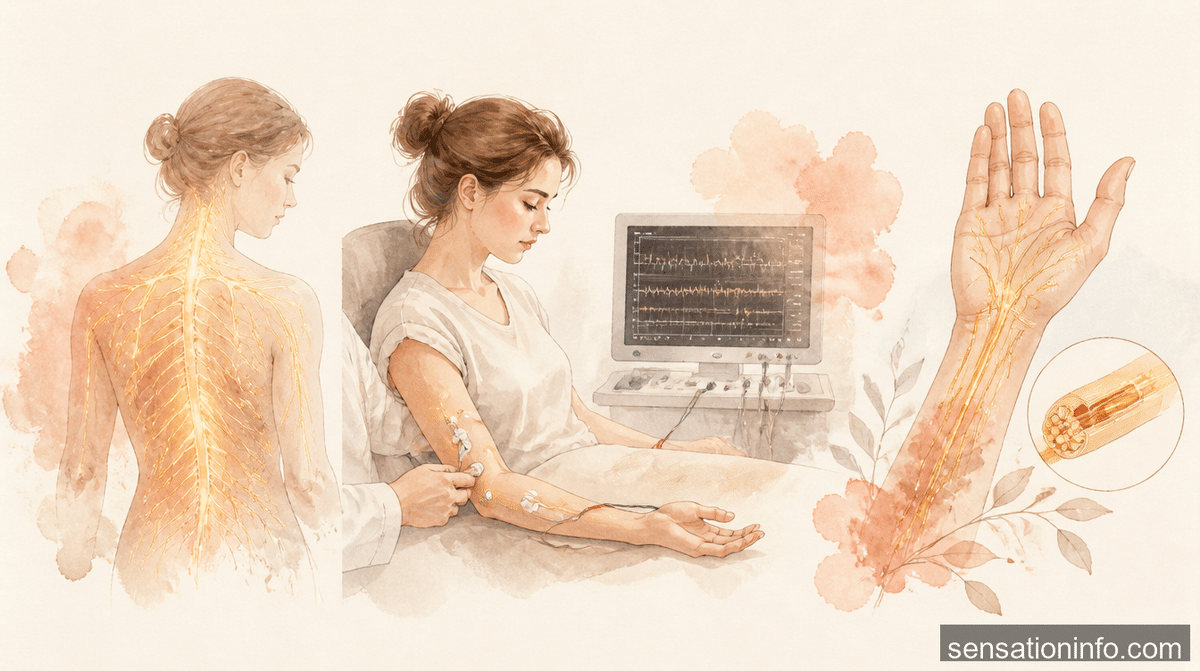 Nerve Conduction Study: What to Expect and Why It Is Done — featured illustration