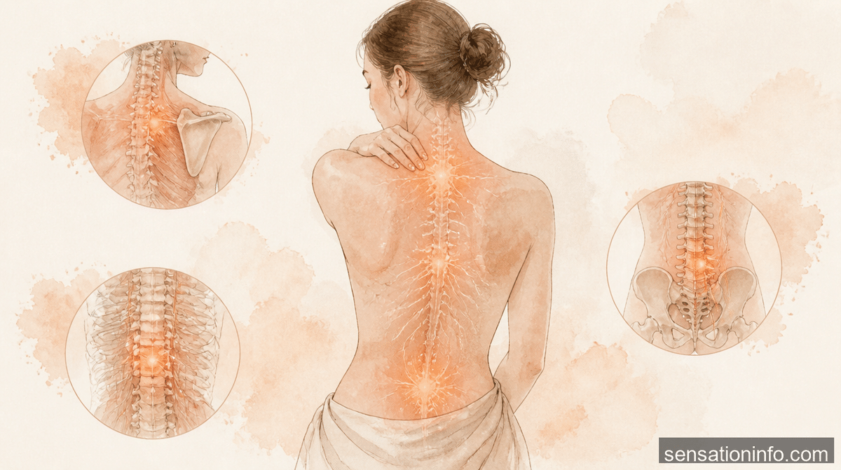 Burning Sensation in Back: Upper, Middle, and Lower Causes — section 1 illustration