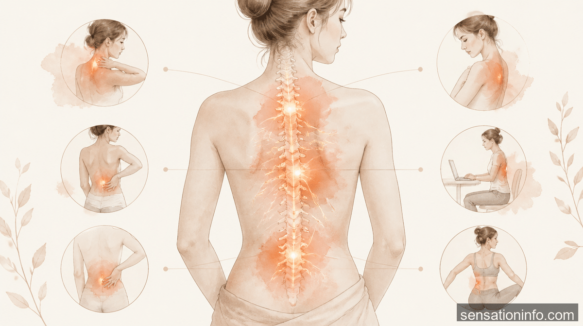 Burning Sensation in Back: Upper, Middle, and Lower Causes — section 2 illustration