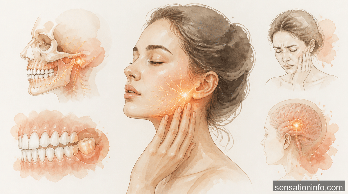Tingling in Face and Jaw: Dental, Nerve, or Anxiety Cause? — featured illustration