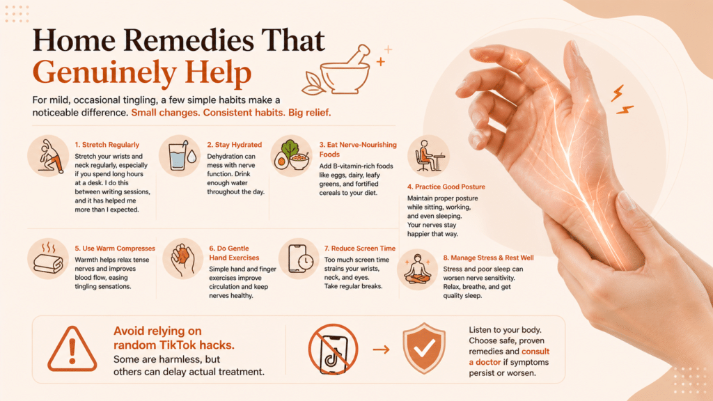 Home remedies for tingling relief