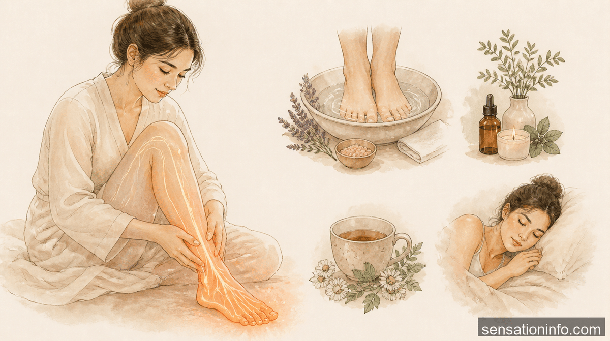 How to Relieve Burning Feet at Night Naturally — conclusion illustration