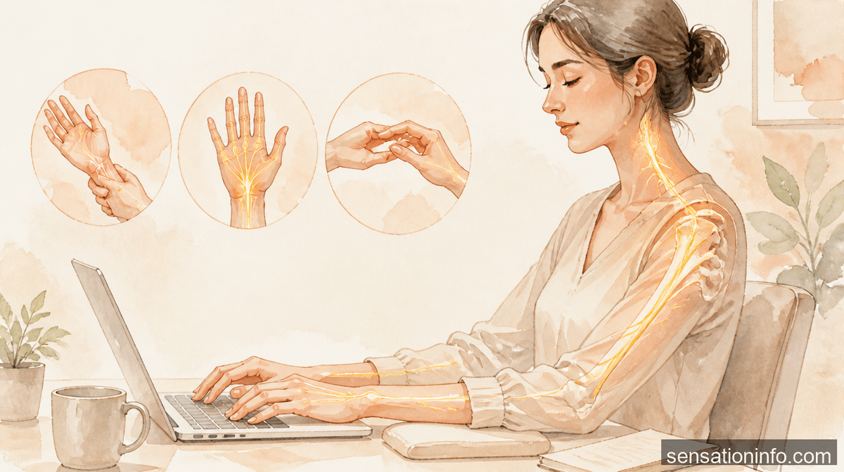 How to Reduce Numbness in Fingers While Working — featured illustration