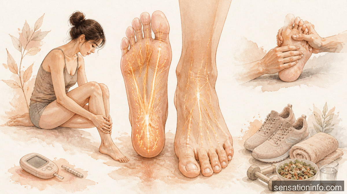 How to Relieve Tingling in Feet from Diabetes — featured illustration