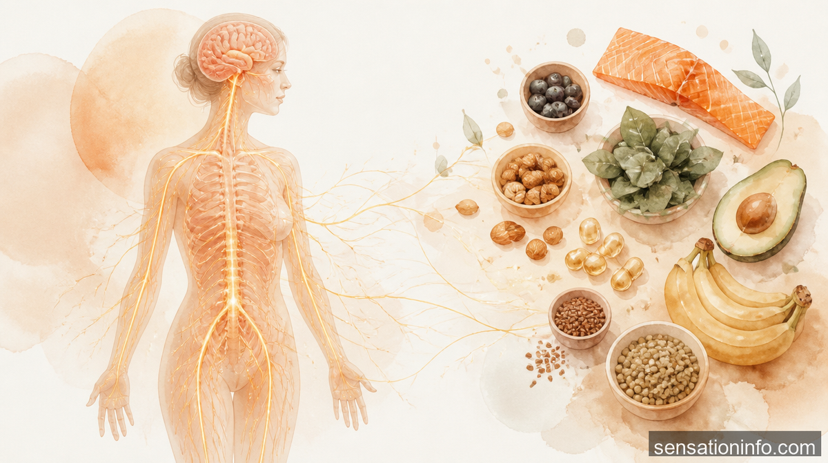 How to Reduce Nerve Tingling with Diet and Vitamins — featured illustration