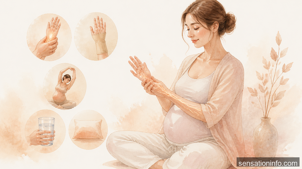 How to Prevent Tingling Hands During Pregnancy — conclusion illustration