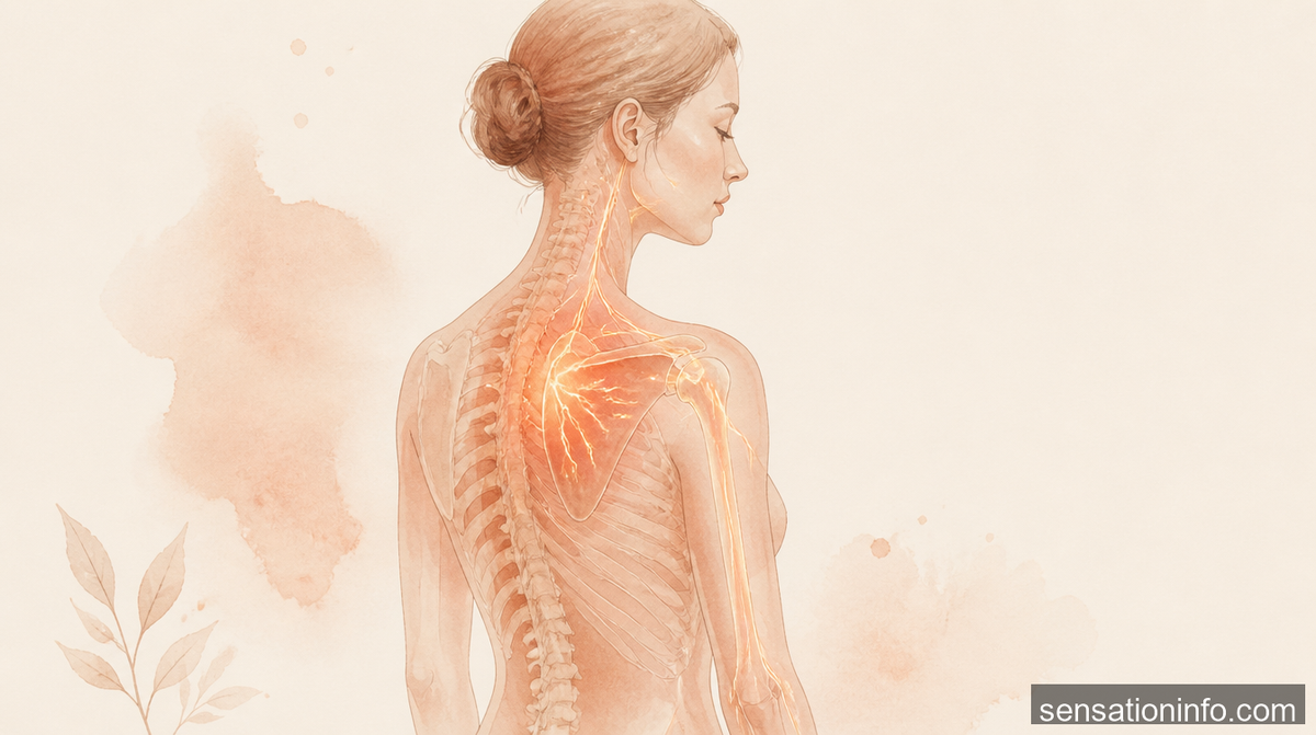 how to treat burning sensation in shoulder blade — section 2 illustration