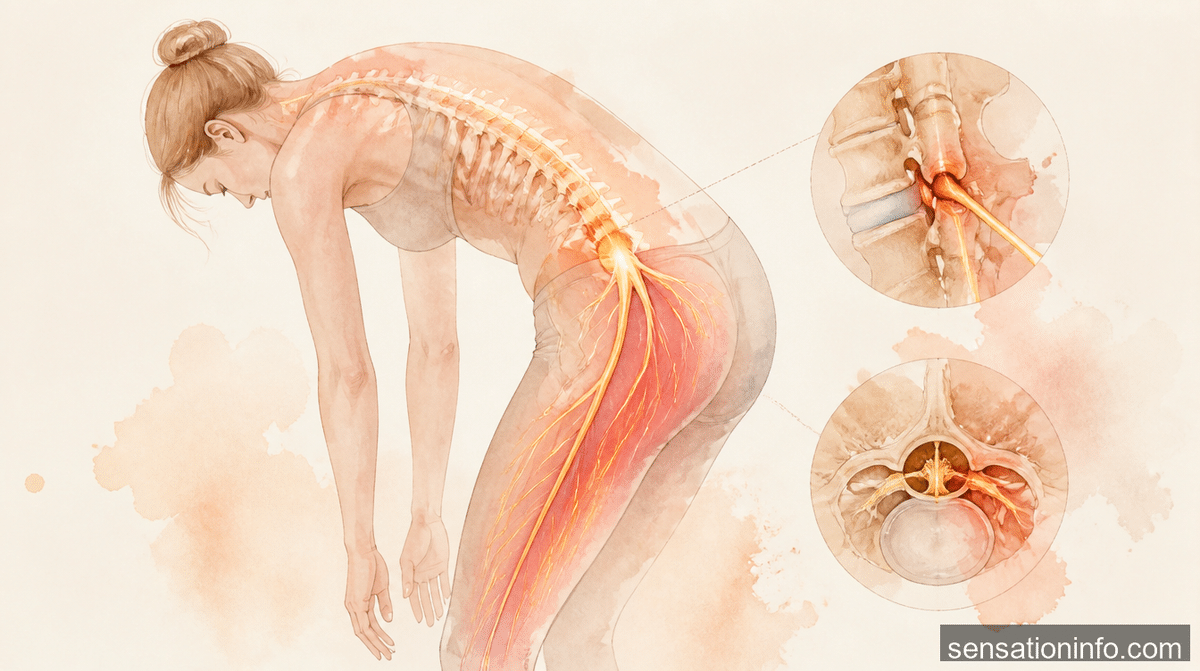 causes of tingling sensation in back when bending — section 1 illustration
