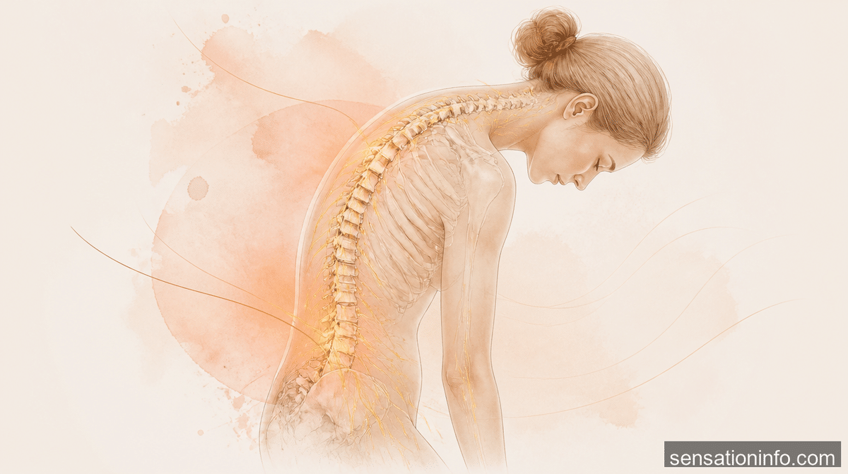 causes of tingling sensation in back when bending — section 2 illustration