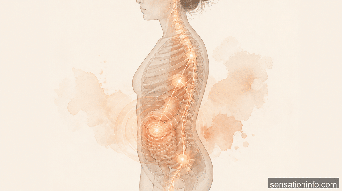 what causes a pulsating sensation in the abdomen — section 2 illustration
