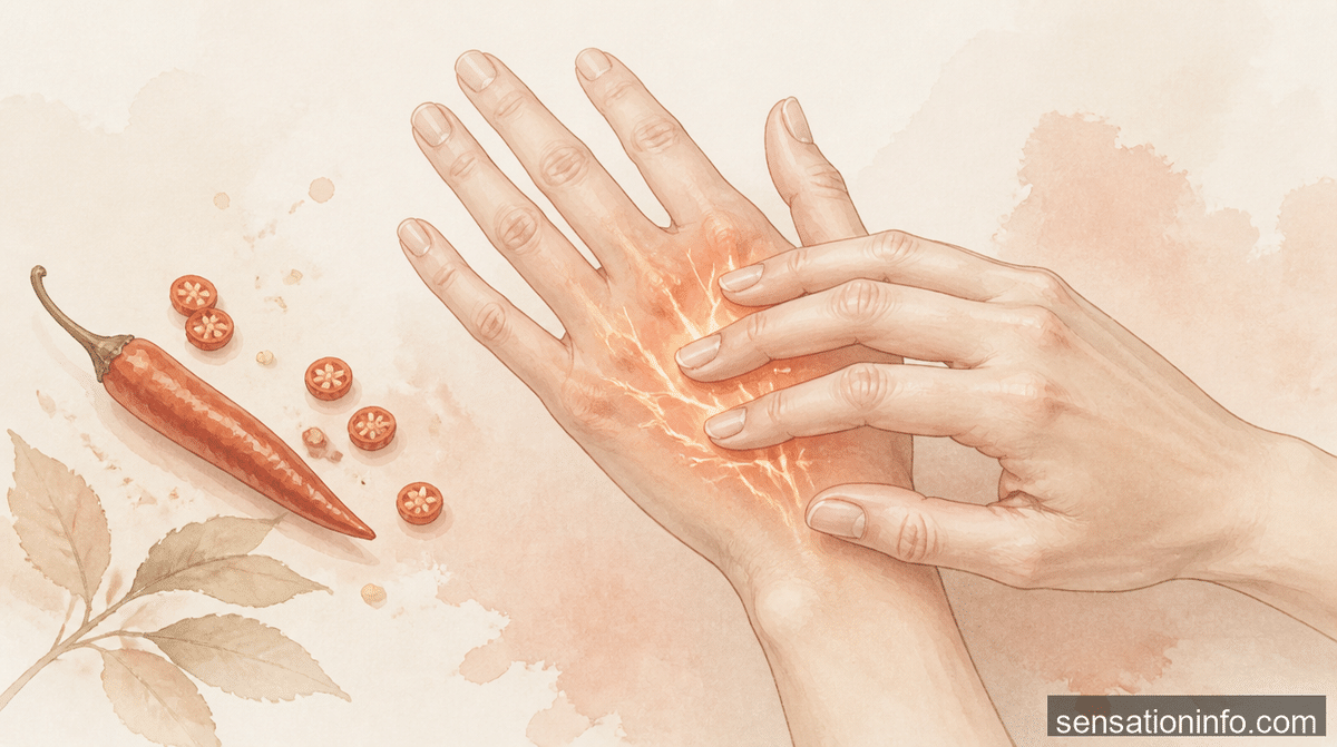 how to remove burning sensation from chili on hands — section 1 illustration