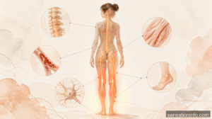 what causes burning sensation in legs — featured illustration
