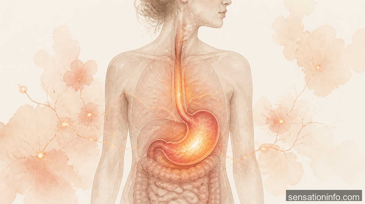 what causes a burning sensation in the stomach — section 1 illustration