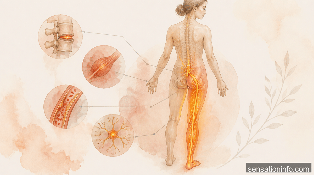 what causes a burning sensation in your leg — featured illustration
