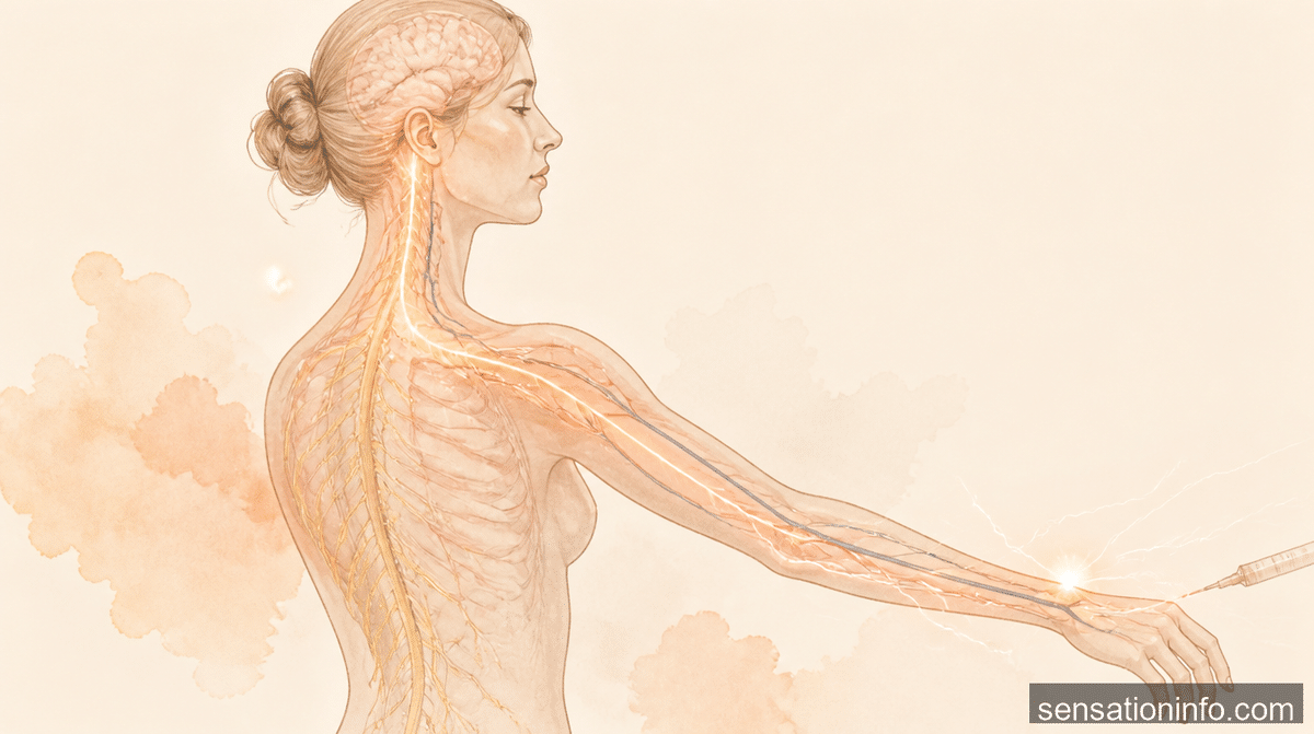 electric shock sensation when injecting into vein — section 2 illustration