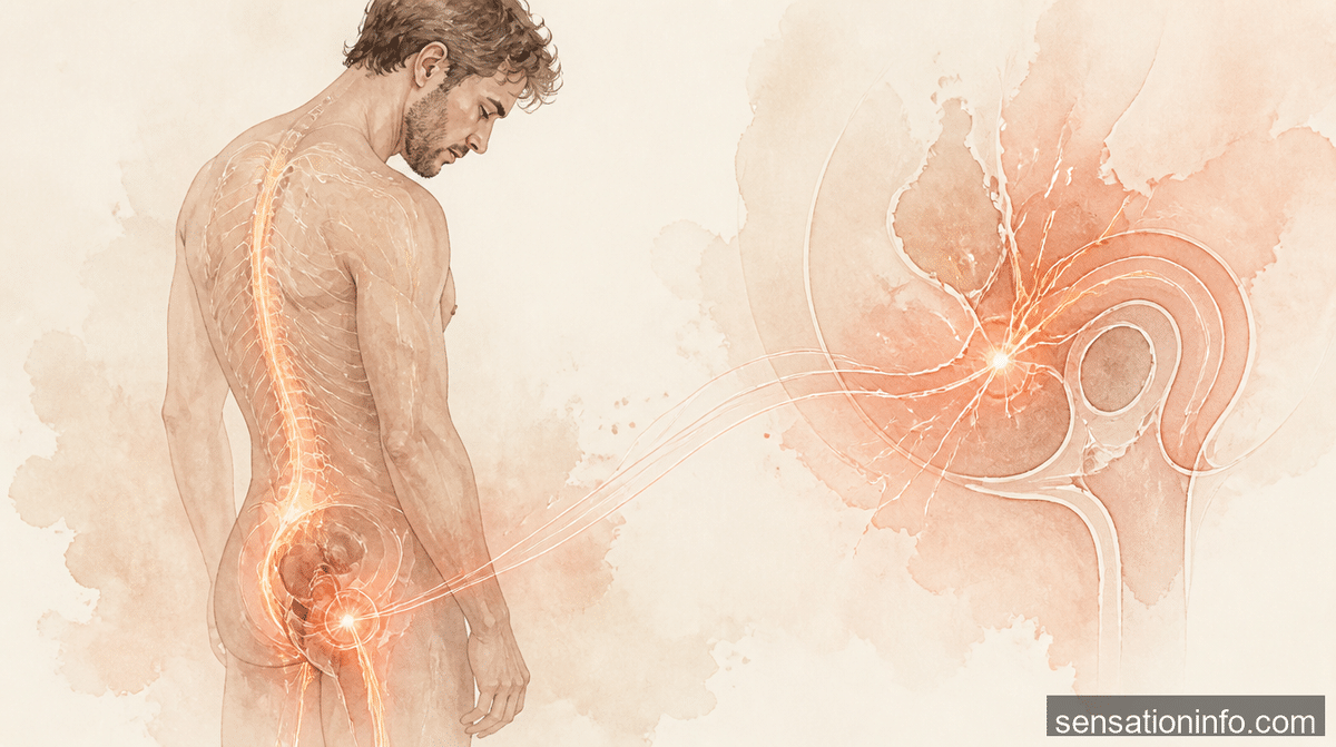 burning sensation when ejaculating — featured illustration