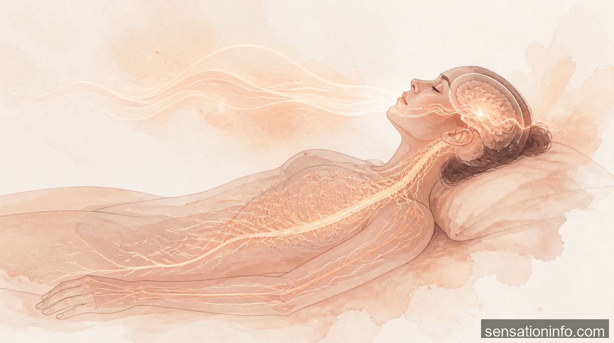 wave sensation in head when falling asleep — featured illustration