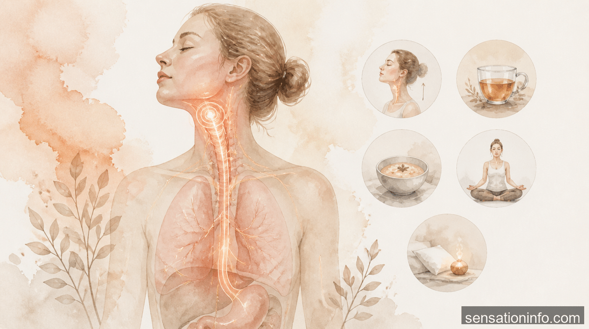 how to treat globus sensation — featured illustration