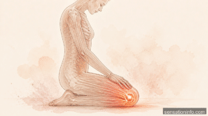 burning tearing sensation in knee when kneeling — section 1 illustration