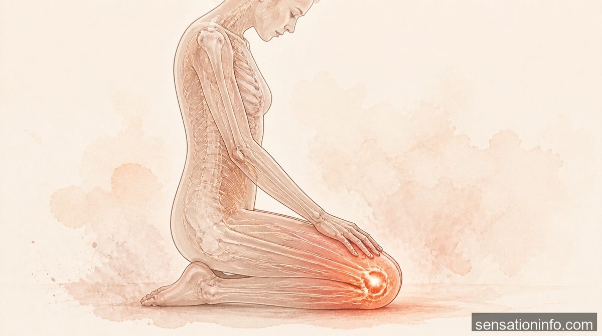 burning tearing sensation in knee when kneeling — section 1 illustration