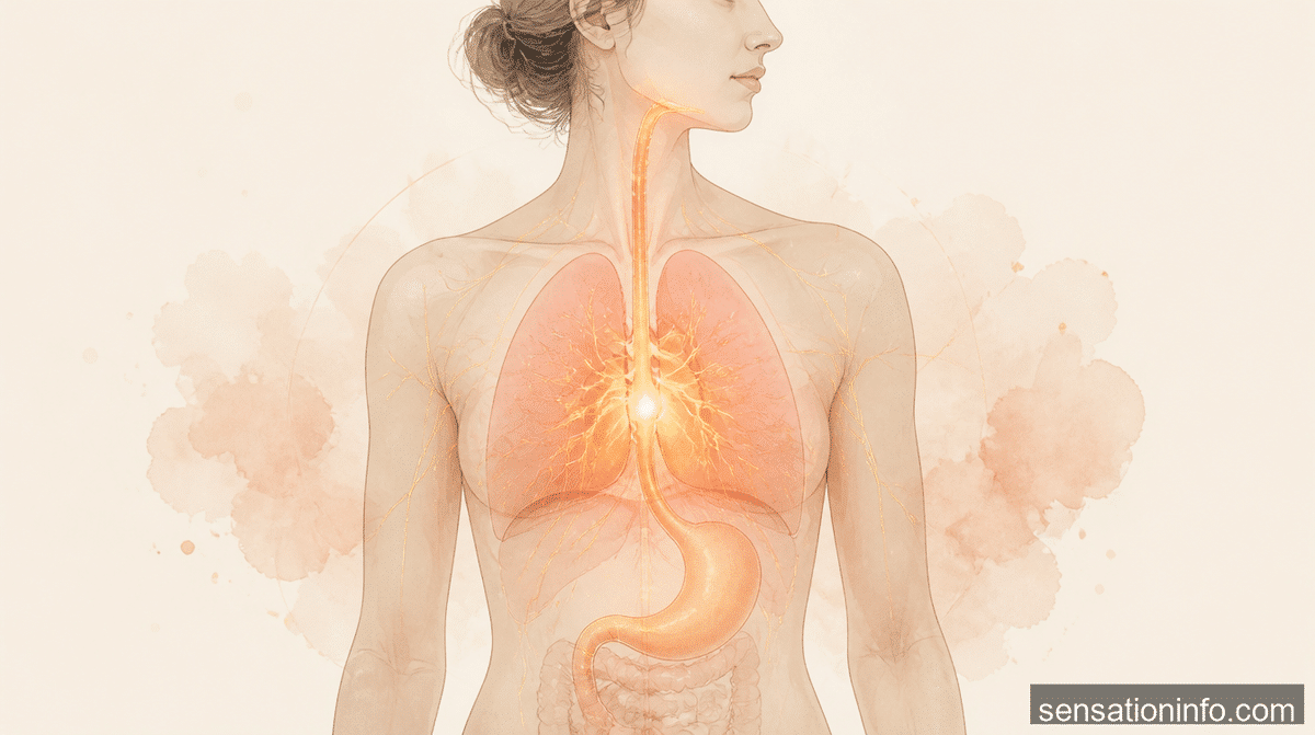why do i feel a burning sensation in my chest  section 1 illustration