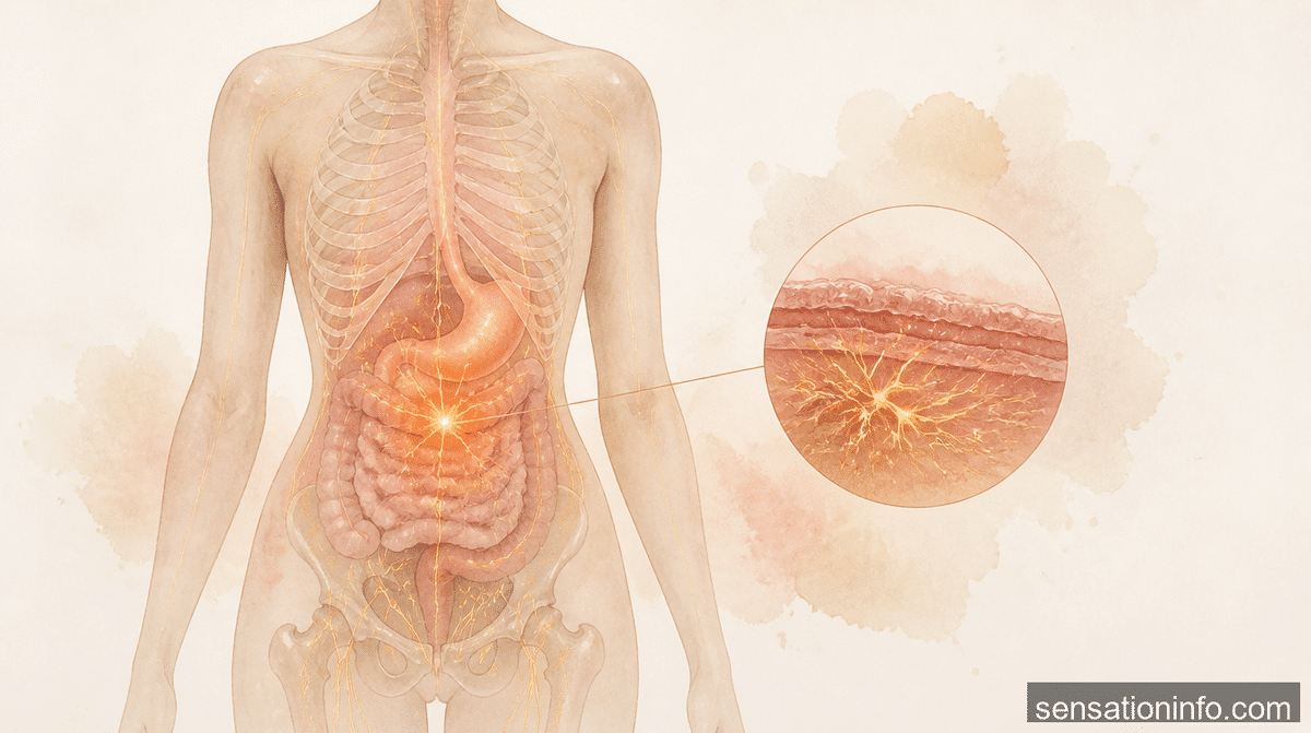 what causes burning sensation in abdomen section 1 illustration