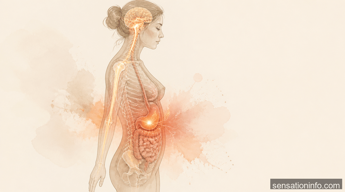 what causes burning sensation in abdomen section 2 illustration