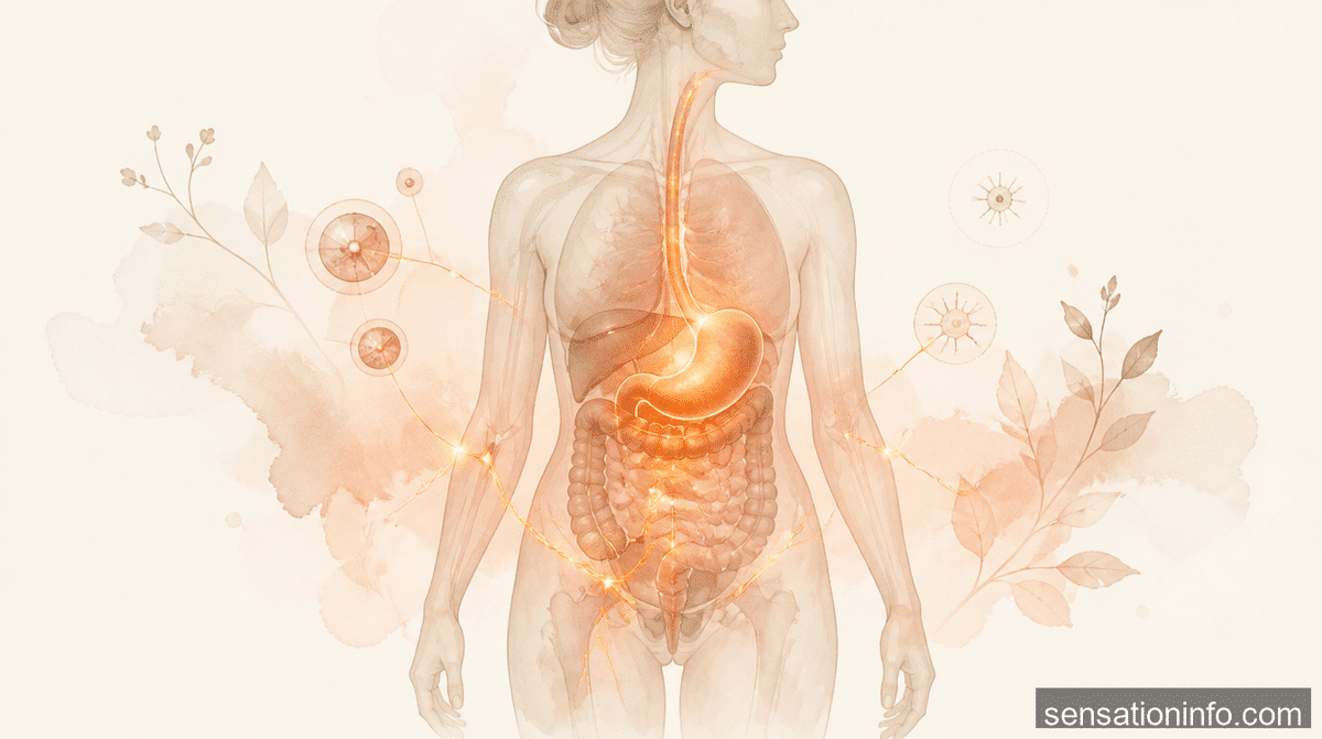 what causes burning sensation in abdomen conclusion illustration