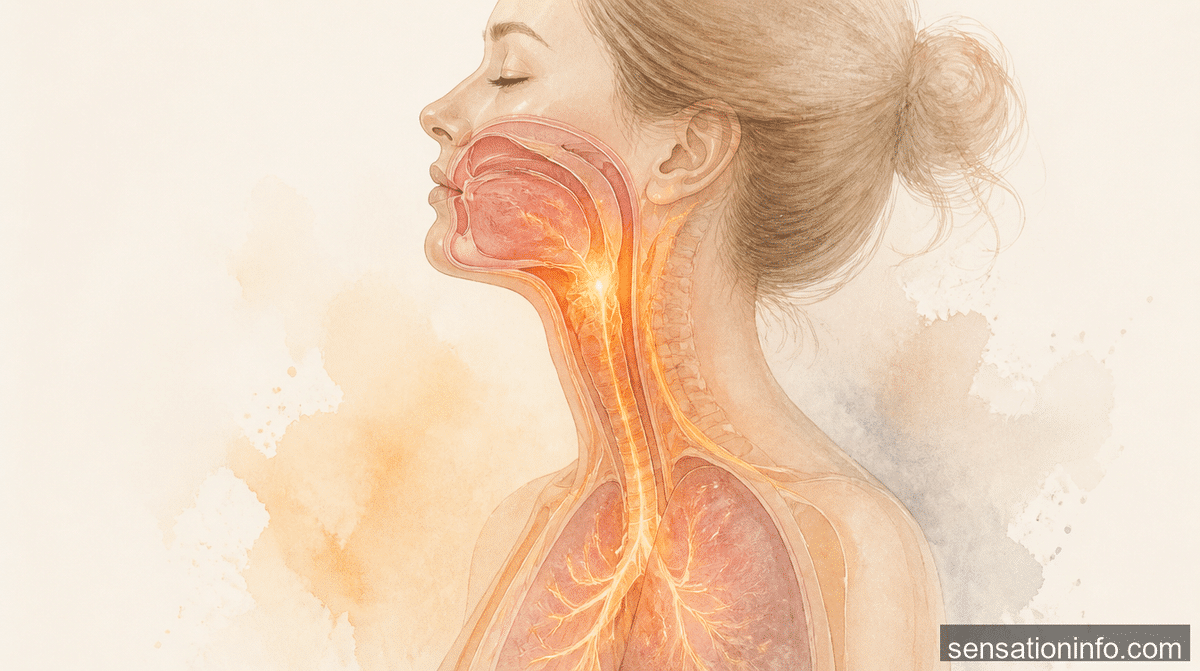 why is there a burning sensation in my throat section 2 illustration