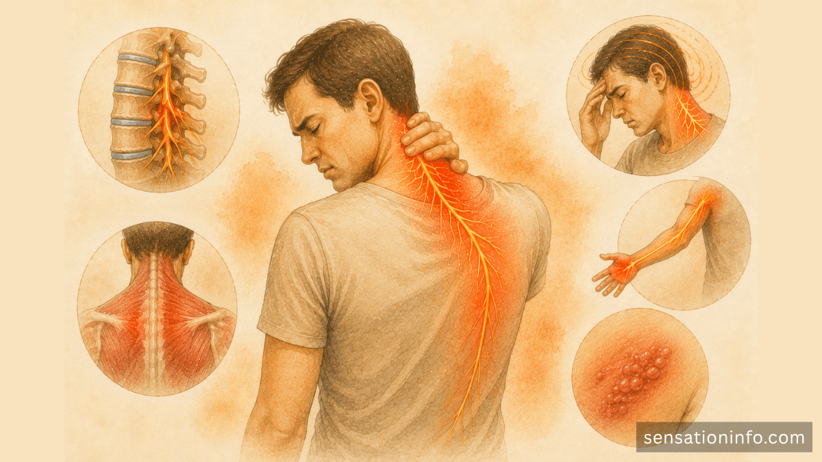 Burning Sensation in Neck: Nerve, Muscle, and Emergency Causes