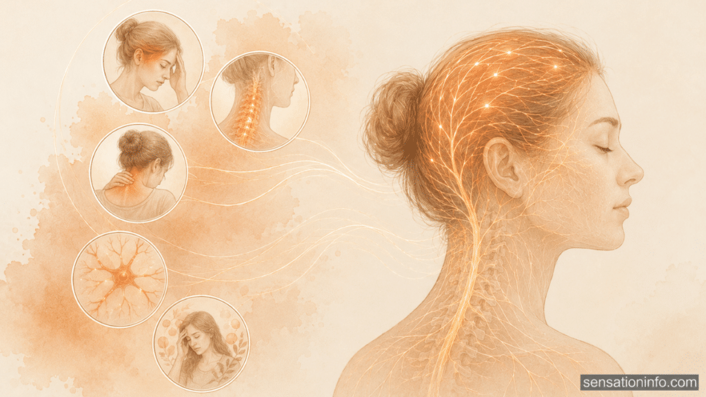Common Causes of Tingling in the Scalp infographic