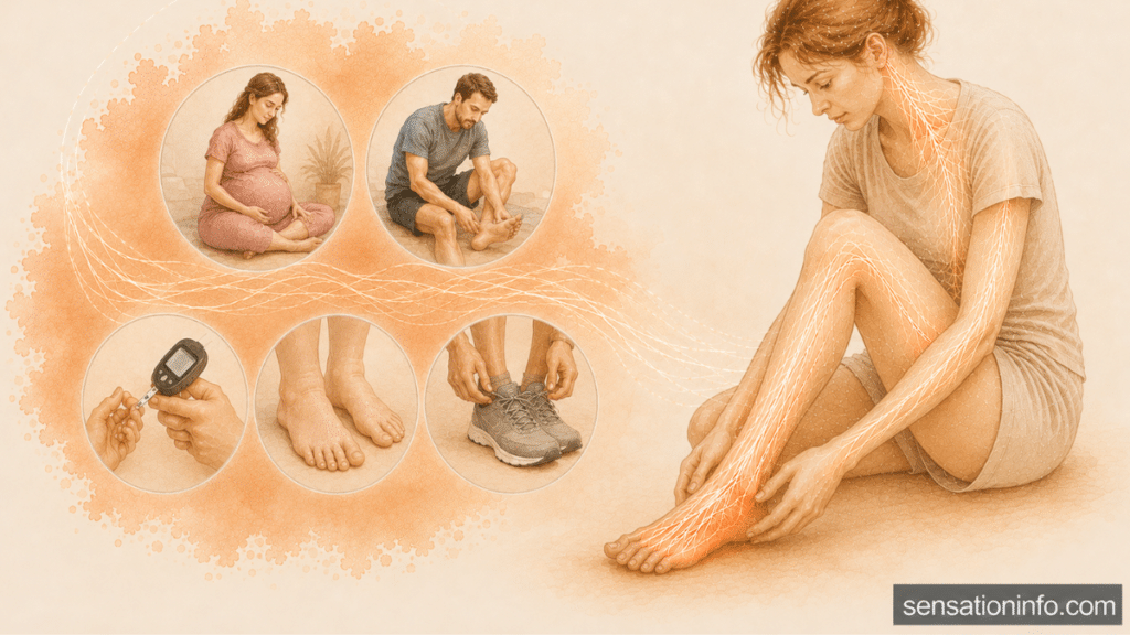 Foot Numbness in Special Groups Infographic