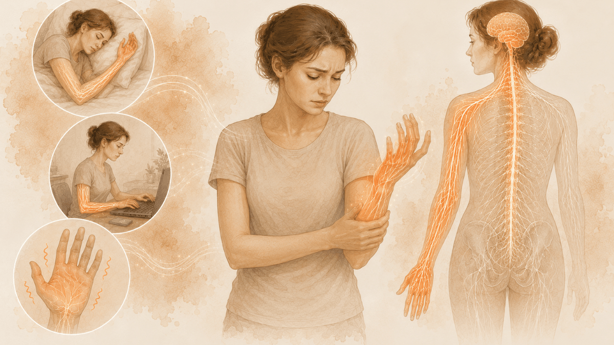 Numbness in Left Arm Infographic