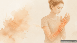 Tingling in right hand infographic