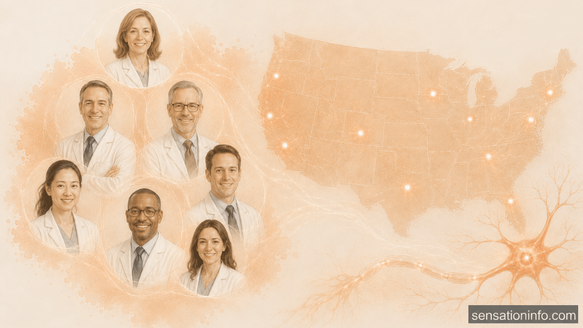 Top U.S. Neurology Experts Map