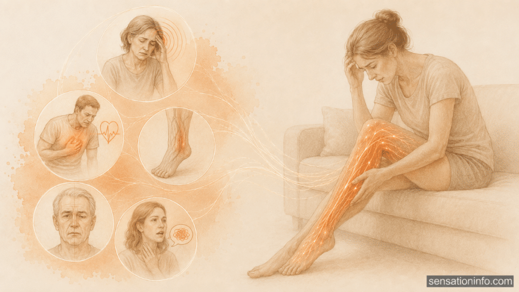 When Pins and Needles in Your Legs Are a Red Flag Infographic
