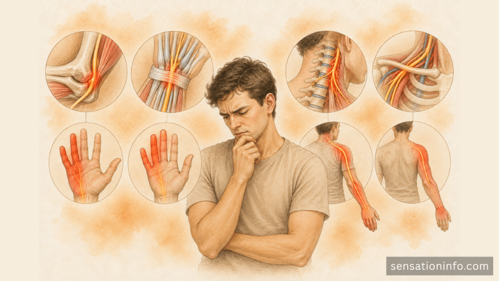 Cubital tunnel symptoms compared with carpal tunnel, cervical radiculopathy, and thoracic outlet syndrome