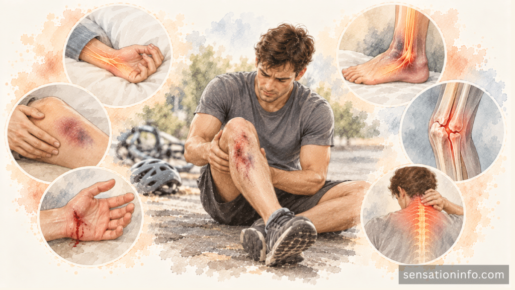 Injury patterns that can affect nerves, circulation, and sensation.