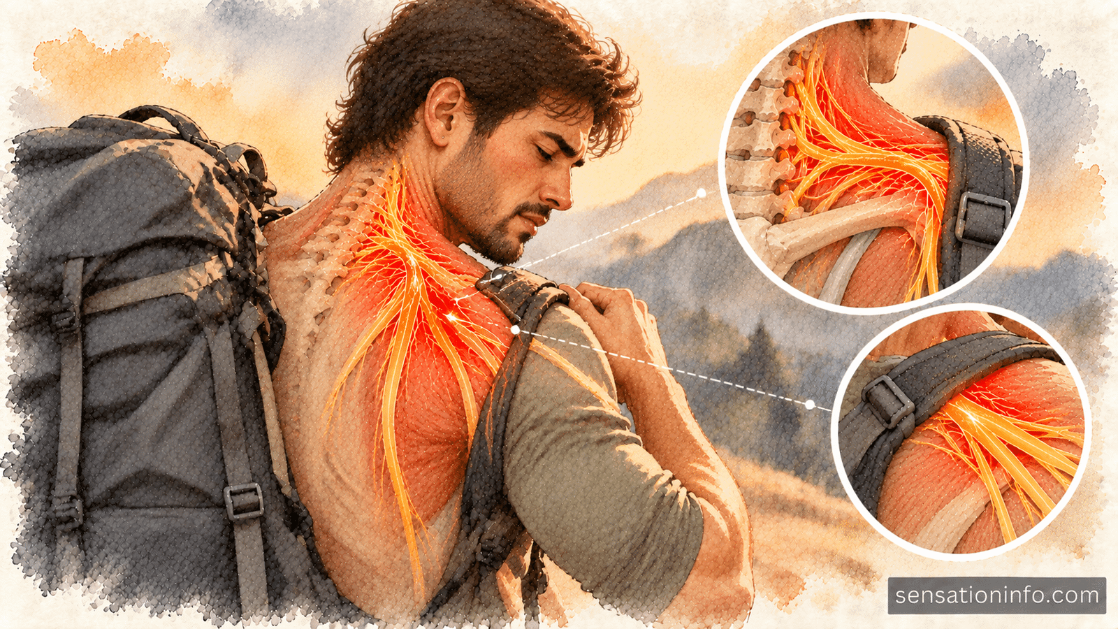Burning Sensation in the Traps: Why Carrying a Heavy Backpack Ignites Shoulder Pain