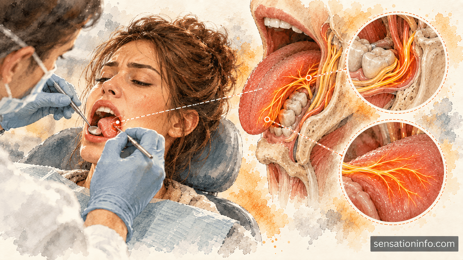 Numbness on the Side of the Tongue