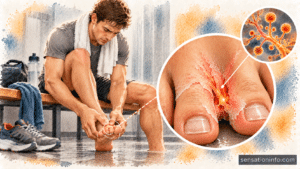 Burning Between the Toes: Locker Room Showers and Early Athlete's Foot