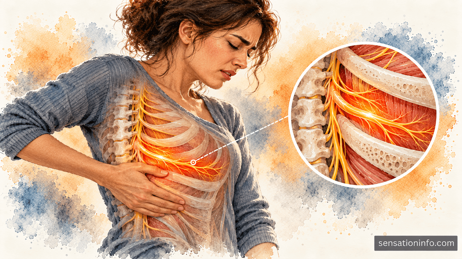 Pins and Needles in Flank and Ribs